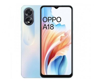 Smartphone Oppo A18 6.56" Hd+ 4Gb(+4) 128Gb Glowing Blue