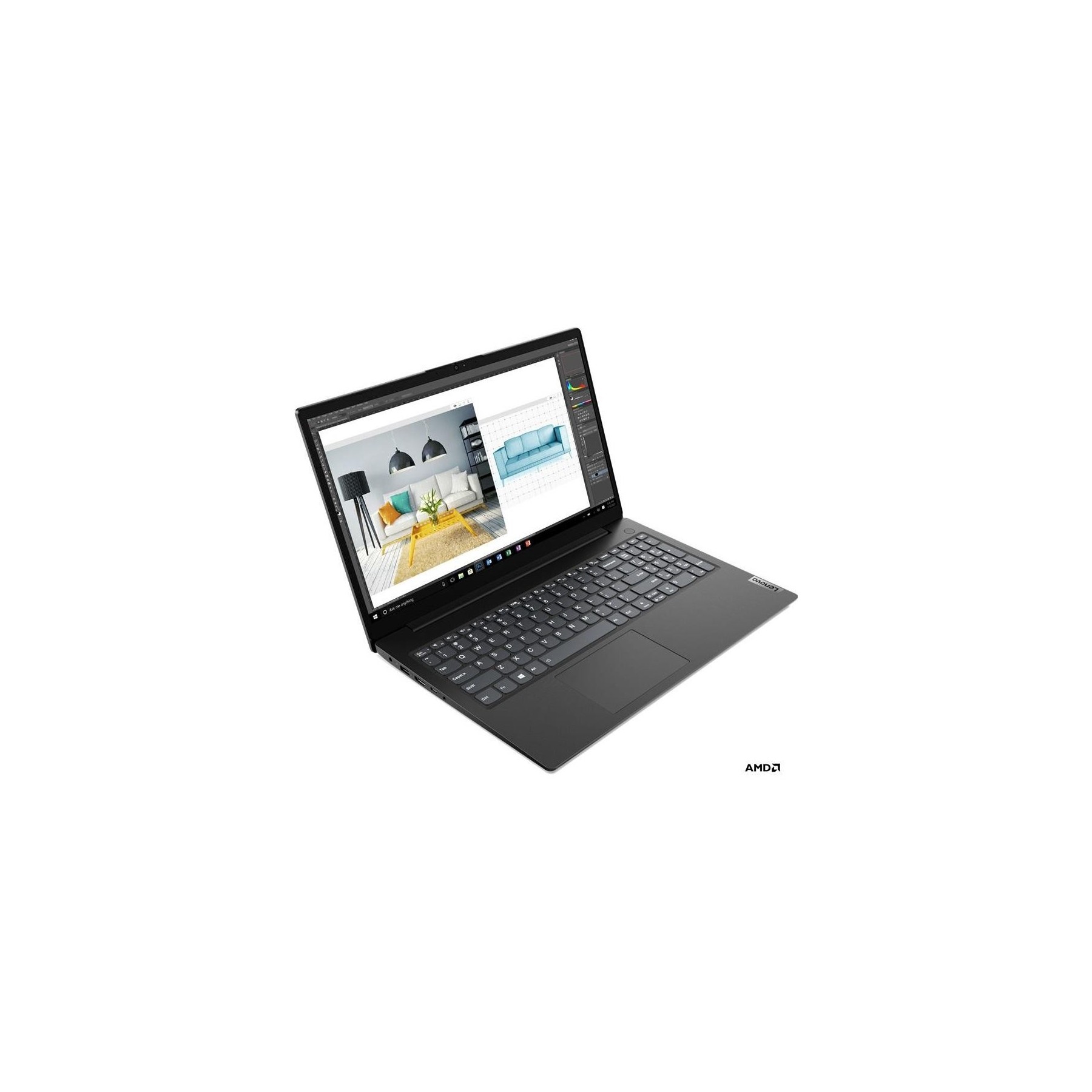 Portatil Lenovo V15 Gen2 Alc Amd Ryzen 7 5700U 15.6"Fhd 16Gb