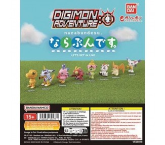 Surtido Bandai Gashapon Digimon Let'S Get In Line 40 Articul