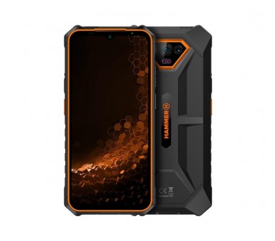 Smartphone Hammer Iron V 6.5" 6gb 64gb Nfc Rugerizado Naranj