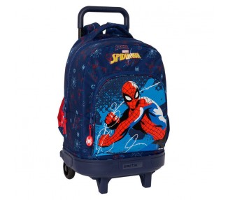 Trolley Compact Neon Spiderman Marvel 45Cm