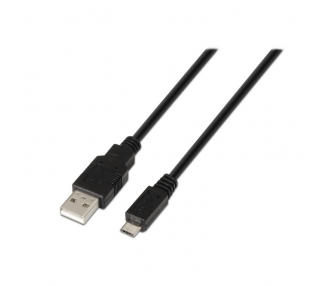 CABLE AISENS USB 20 TIPO A M MICRO B M NEGRO 18M