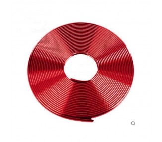 Tira Metalizada Decorativa Para Interior De Coche Radio Consola Moldura Puerta