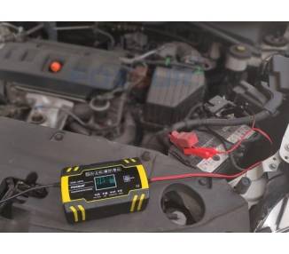 Cargador de batería de coche automático de 12V-24V 8A DIGITAL