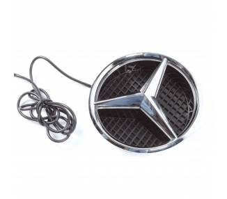 ESTRELLA Emblema LED Mercedes Parrilla delantera del coche LUZ BLANCA
