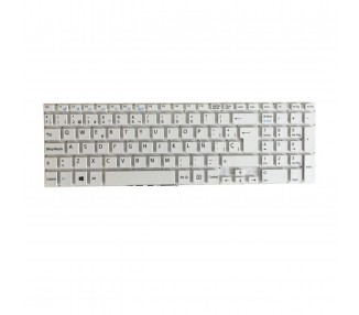 Teclado Español para portátil Sony Vaio SVF153A1YM , SVF1521A1E Color Blanco