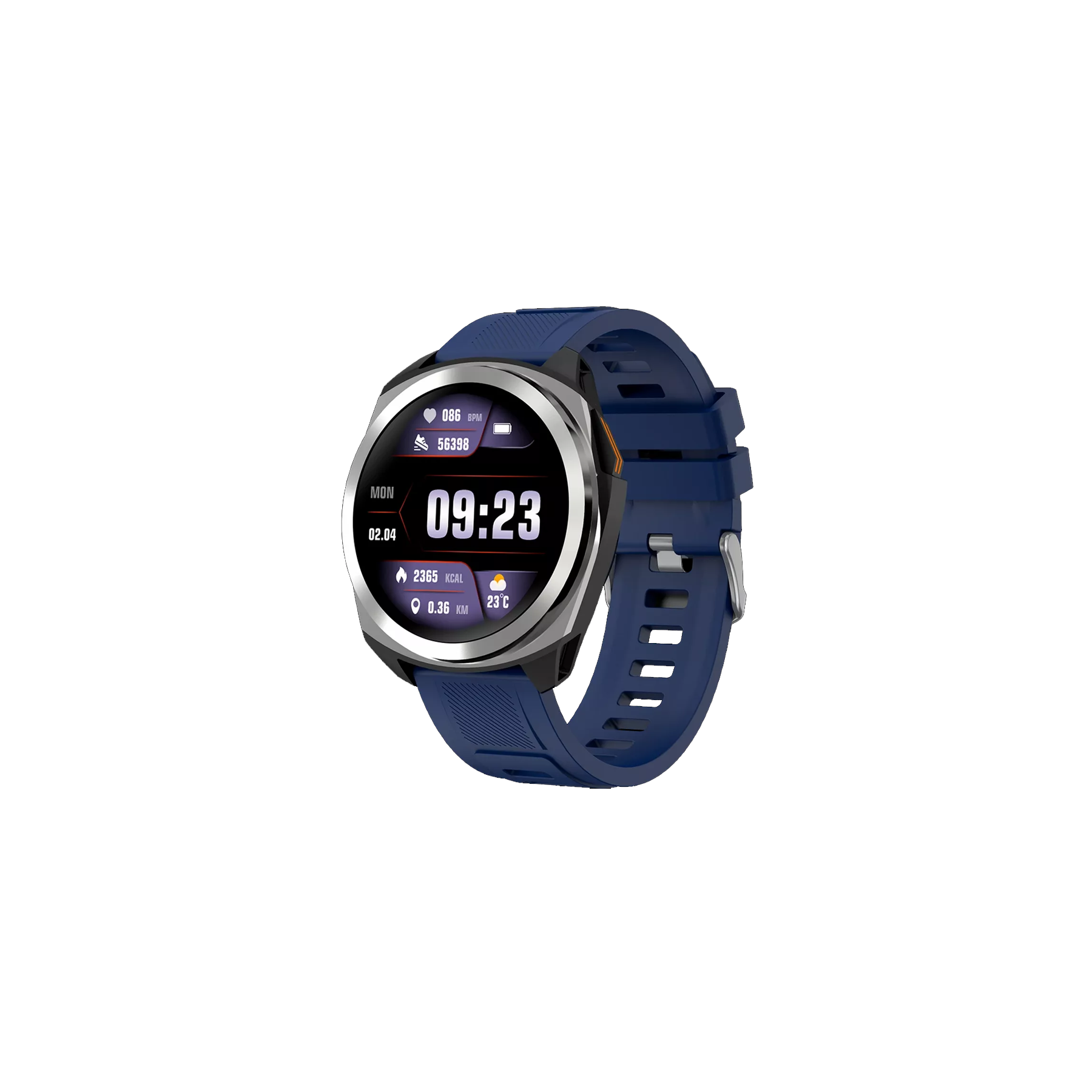 CANYON RELOJ INTELIGENTE MAVERIC SW-83 GPS PLATA/AZUL