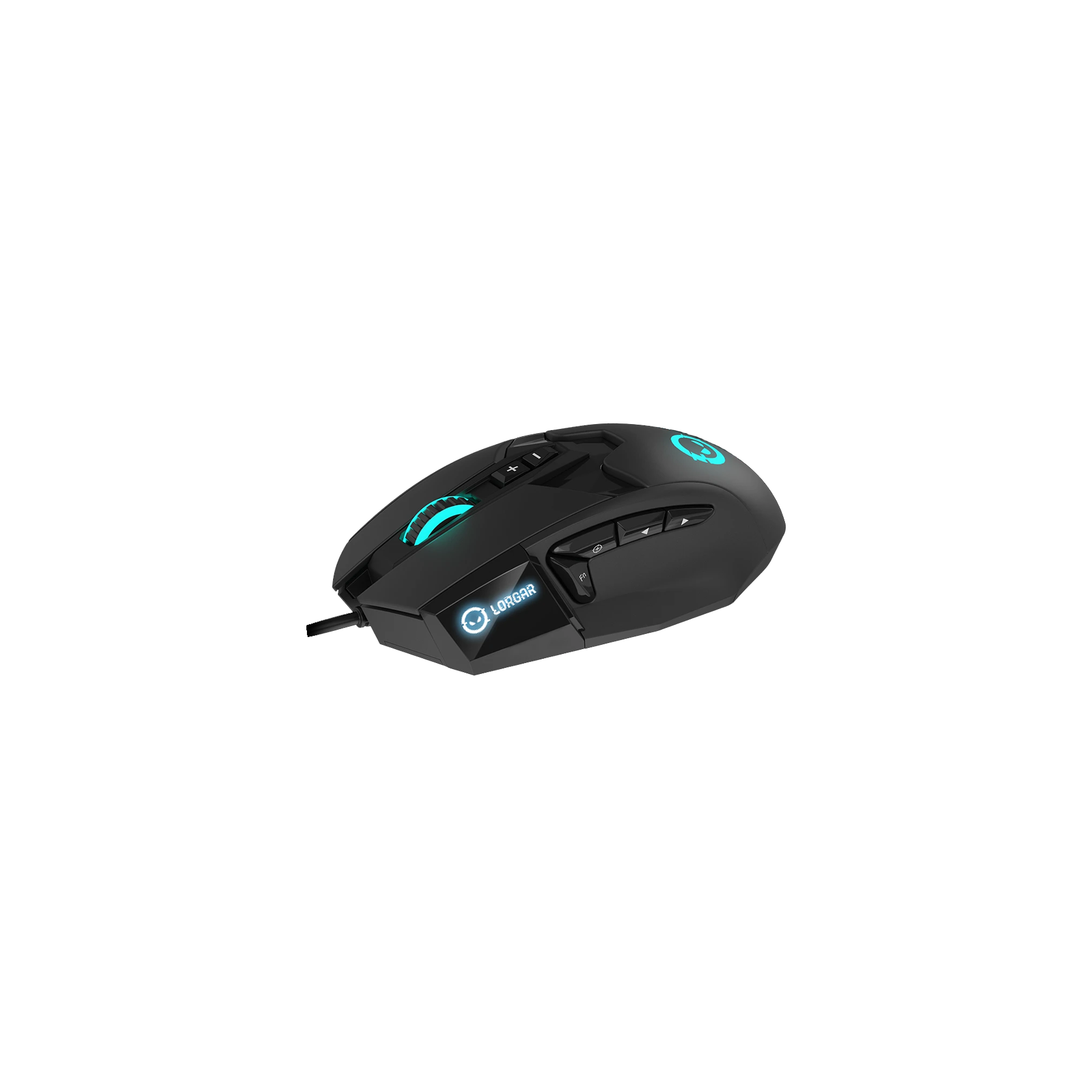 LORGAR RATON GAMING STRICTER 579 RGB 9 BOTONES NEGRO