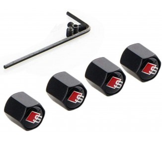 Tapones De Válvula, Con Antirobo, Audi S Line, Tapon Valvula Rueda
