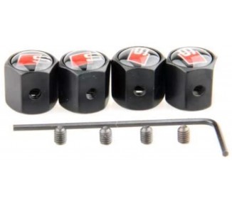 Tapones De Válvula, Con Antirobo, Audi S Line, Tapon Valvula Rueda