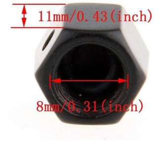 Tapones De Válvula, Negro Antirrobo, Logo Mercedes, Tapon Valvula Rueda