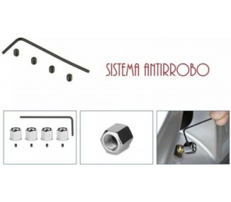 Tapones De Válvula, Negro Antirrobo, Logo Mercedes, Tapon Valvula Rueda