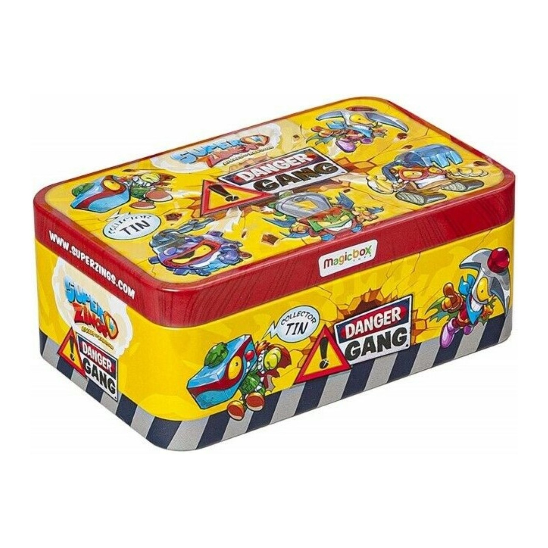 Caja Lata Superzings Serie 4 Magic Box Danger Gang
