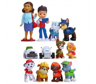 Patrulla Canina 12 Piezas Figuras Conjunto Pvc Completo