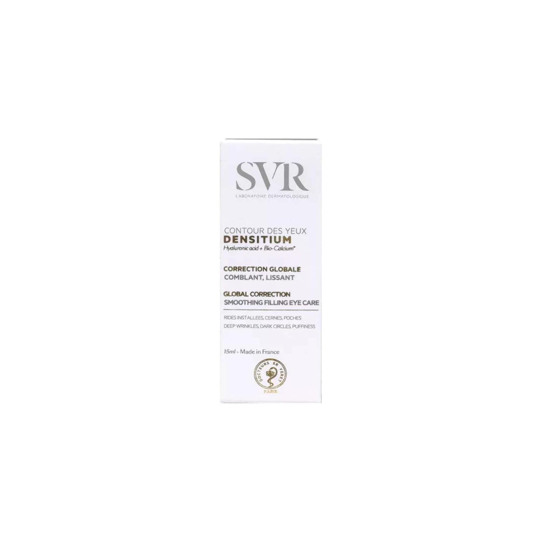 SVR Densitium Eye Cream Filling Smoothing Care for Mature Skin Hyaluronic Acid