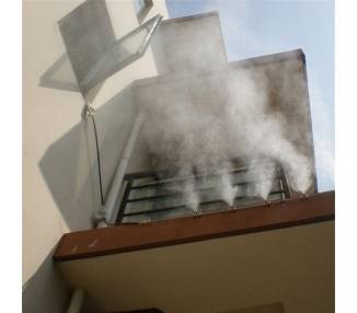 Kit Difusor De Agua Niebla Nebulizador Para Terraza Jardín 6 Difusores, 6M