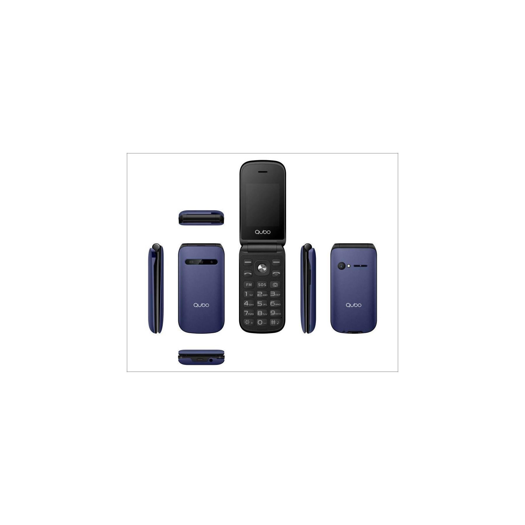 Teléfono Móvil Qubo B 209 Azul (Sos Y Base)