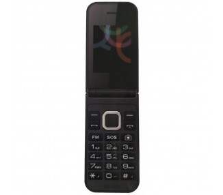 Teléfono Móvil Qubo P219 Bksos Doblepantalla 2,4 + 1,77