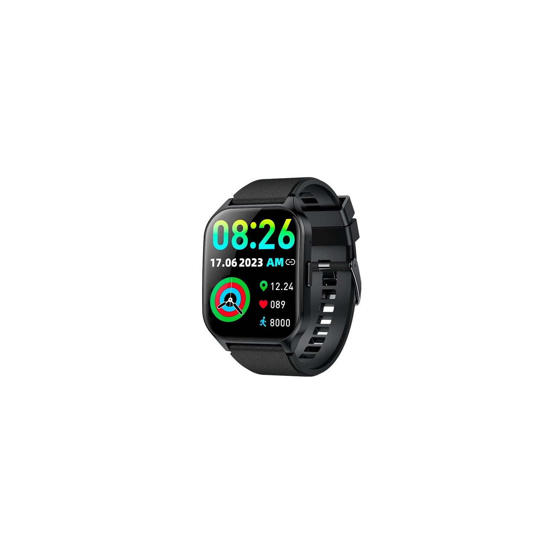 COOL SMARTWATCH PANTALLA AMOLED CURVED SILICONA NEGRO