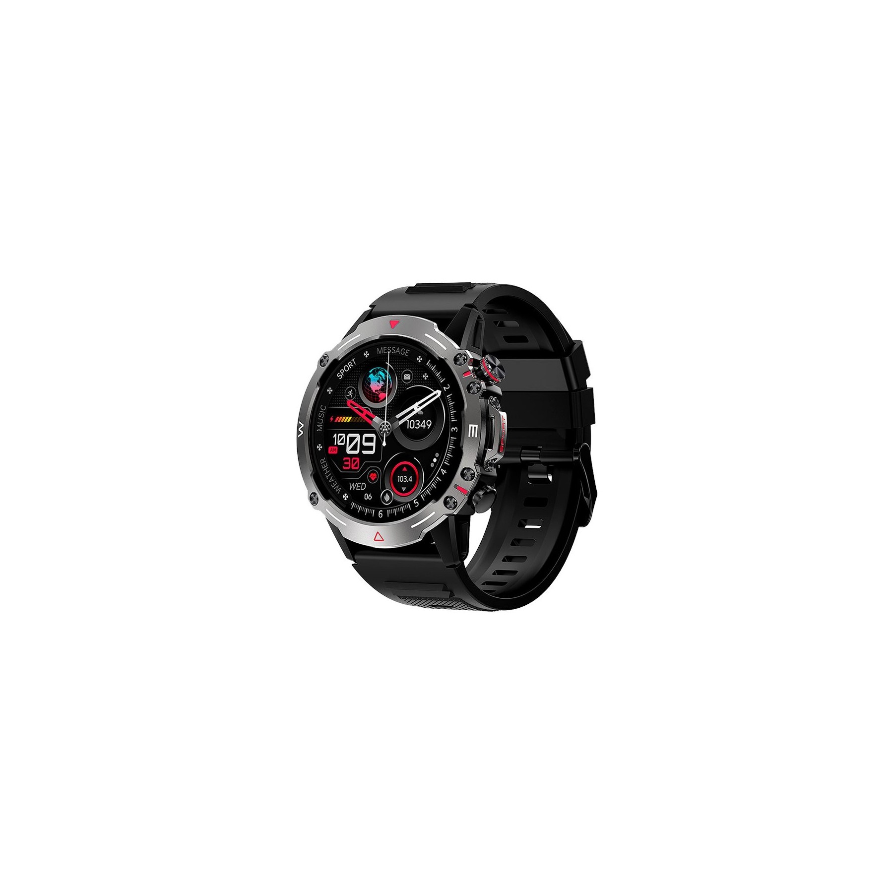 COOL SMARTWATCH PANTALLA AMOLED ADVENTURE SILICONA NEGRO
