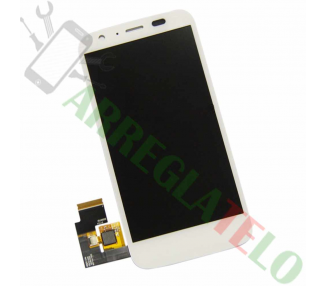 Plein écran pour Motorola Moto G XT1032 Blanc Blanc ARREGLATELO - 2