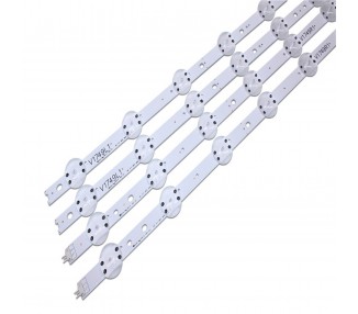 Kit Reparacion Retroiluminacion Tiras de Led Para TV 49" LG 49Uv340C 49Uj6565 49Uj651V 49Uj670V Lc490Dgg