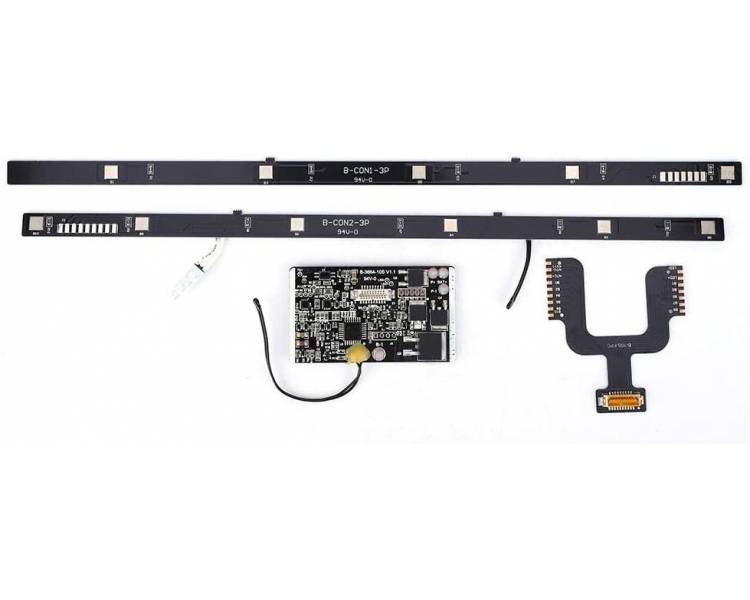 Tira de luces LED para patinete eléctrico, barra de lámpara RGB para Xiaomi  M365/Pro, Ninebot