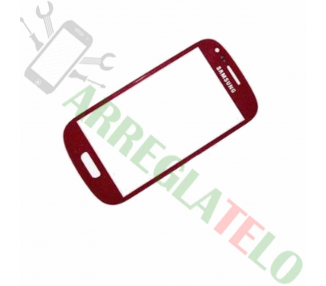 Pantalla Cristal Samsung Galaxy s3 mini i8190 Roja Rojo Tactil lcd +Herramientas ULTRA+ - 1