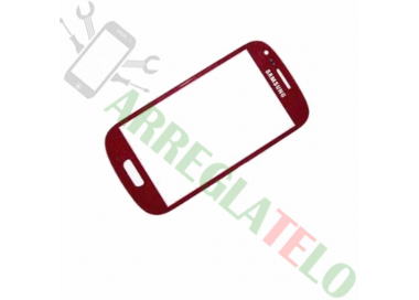 Pantalla Cristal Samsung Galaxy s3 mini i8190 Roja Rojo Tactil lcd +Herramientas ULTRA+ - 1