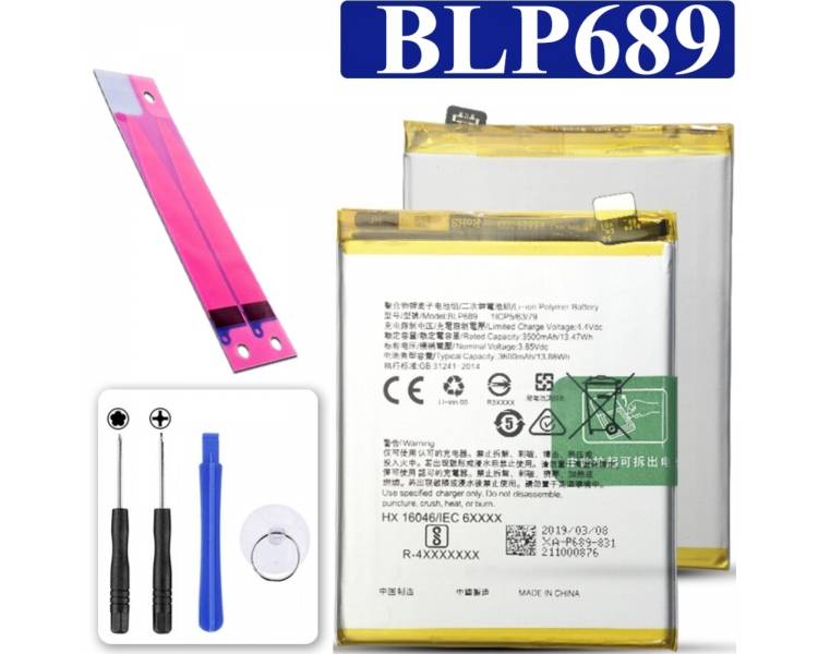 Bateria Para Oppo R17 Neo, Oppo R15X, Mpn Original: Blp689