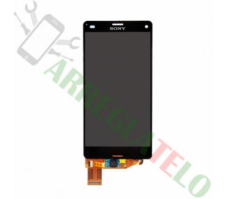 Plein écran pour Sony Xperia Z3 Compact Mini D5803 D5833 Noir Noir ARREGLATELO - 2