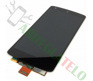 Plein écran pour LG Nexus 5 D820 D821 Noir Noir ARREGLATELO - 2