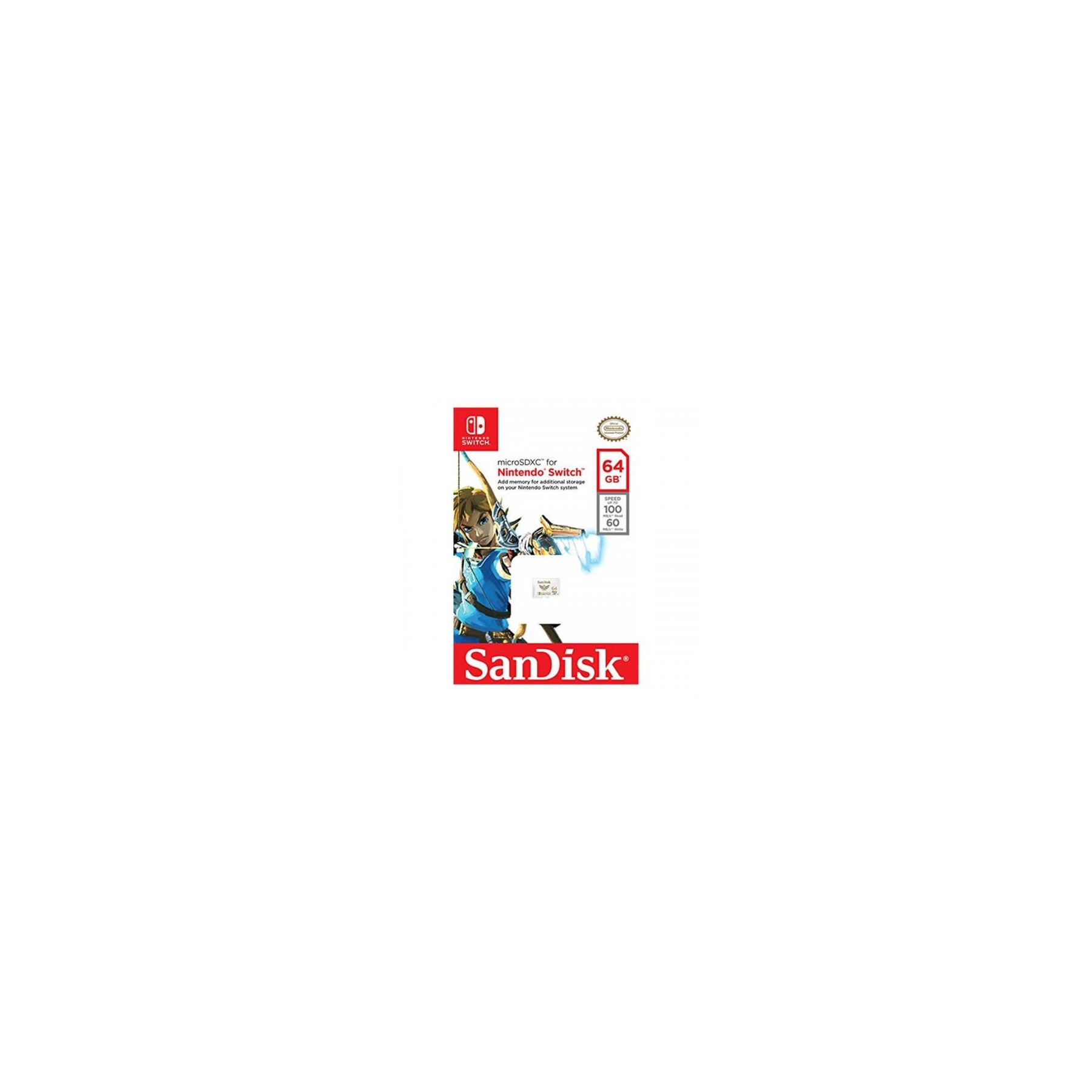 Micro SD Sandisk SDXC 64 GB Zelda Micro SD Sandisk SDXC 64 GB Zelda