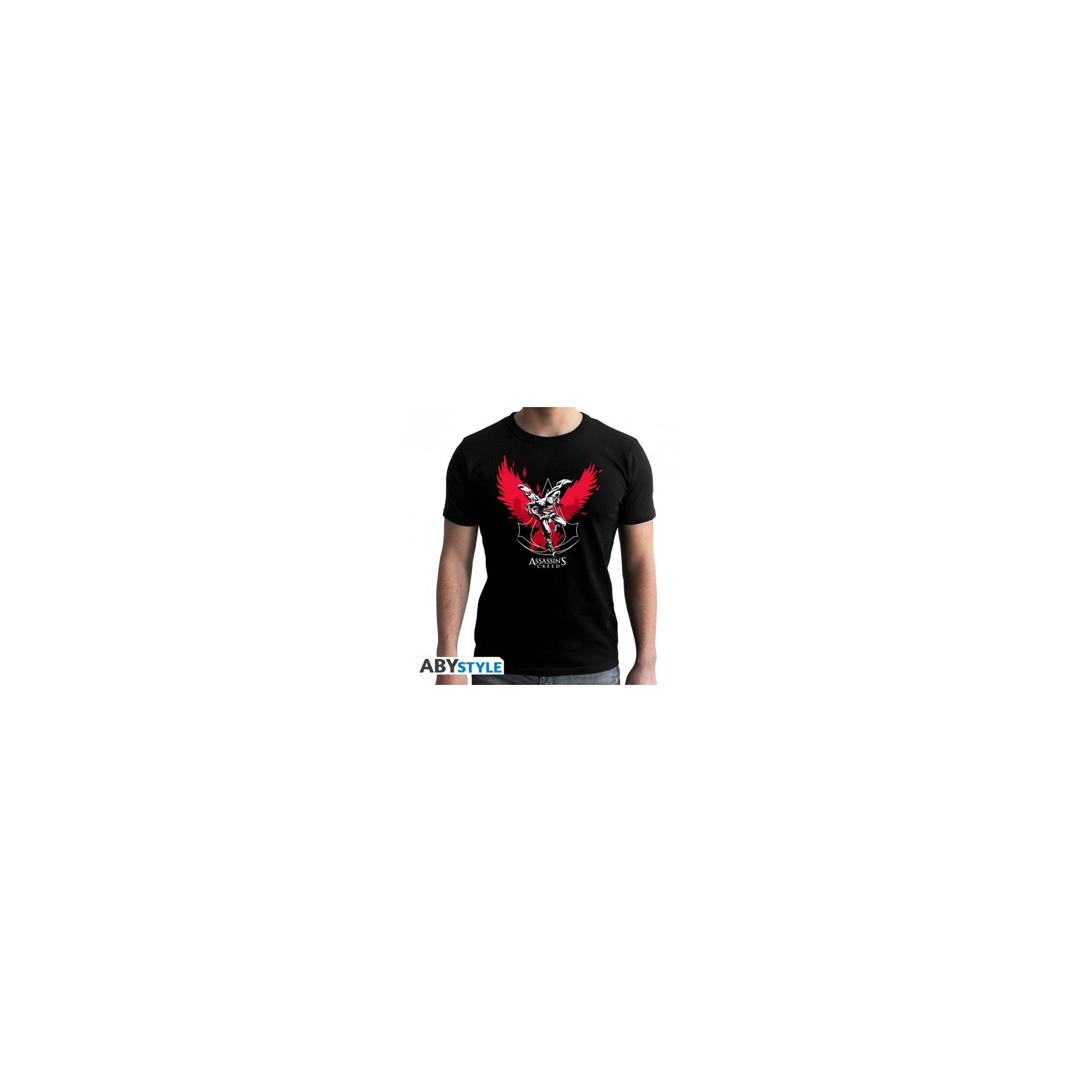 Assassin's Creed T-Shirt (L) Black New Fit: Assassin