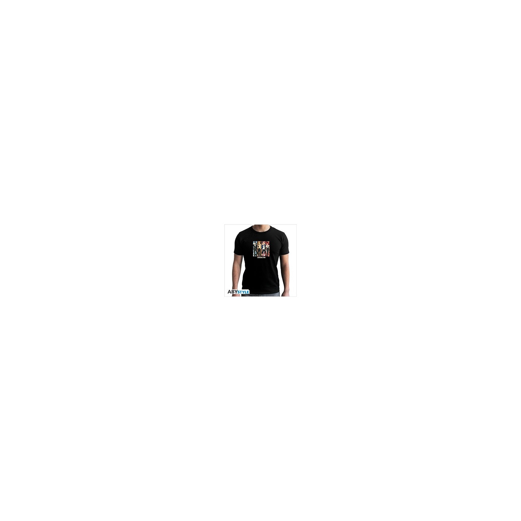Chainsaw Man T-Shirt (XL) Man Black Basic: Group