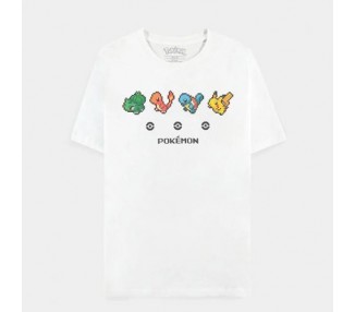 Pokemon T-Shirt (XL) Man: Starters Short Sleeved
