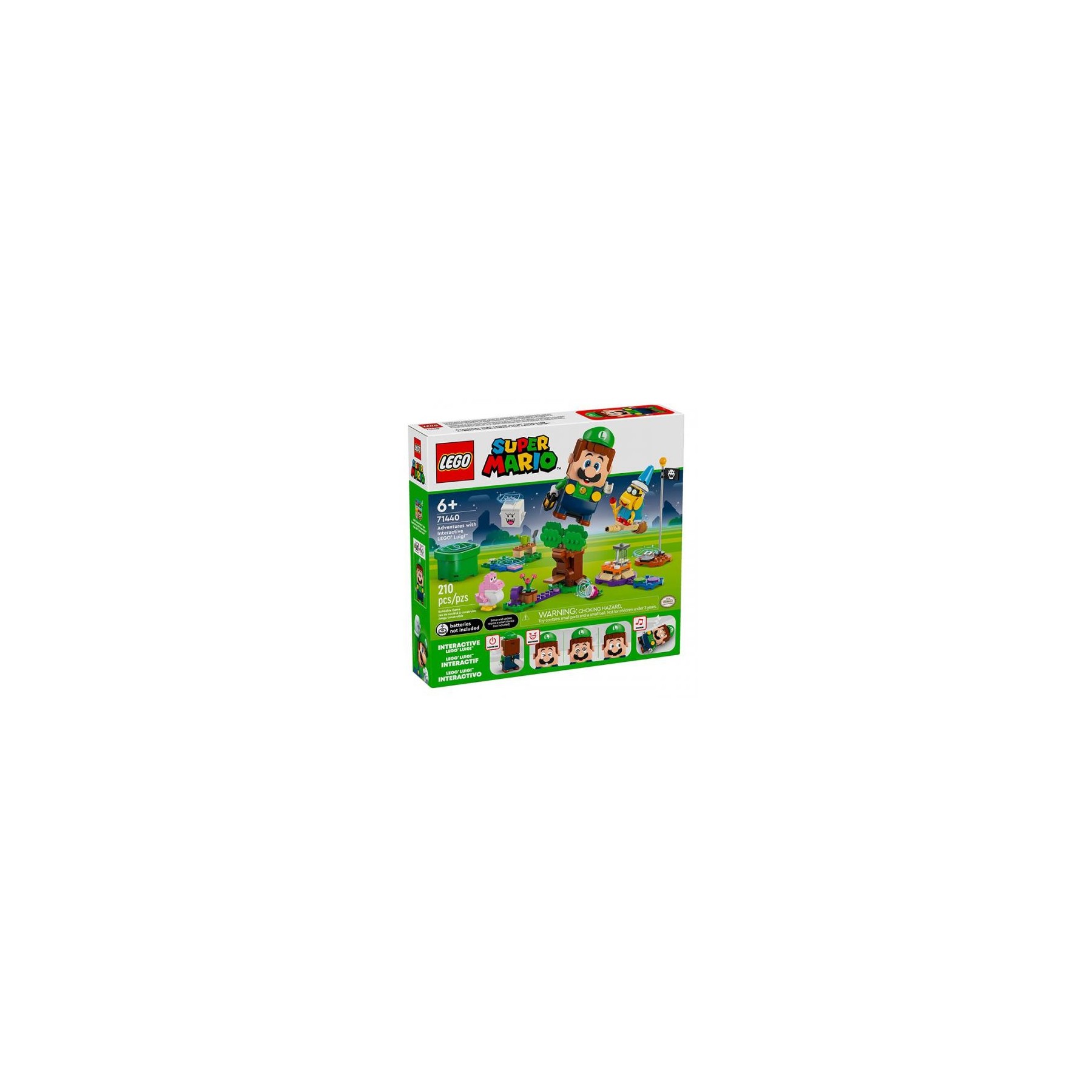 71440 Lego Super Mario Avventure Luigi Interattivo 210pz