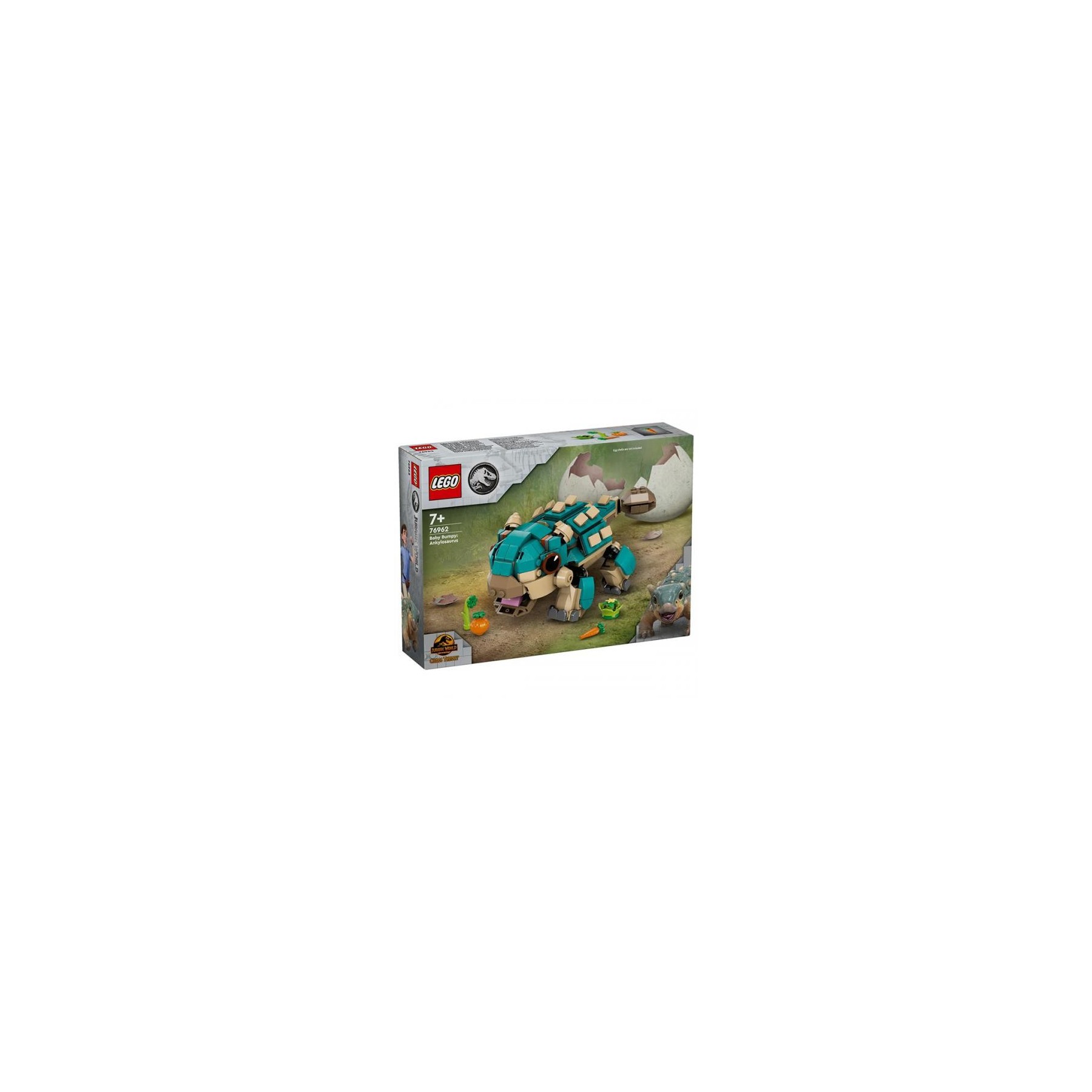 76962 Lego Jurassic World Baby Bumpy Ankylosaurus 358pz