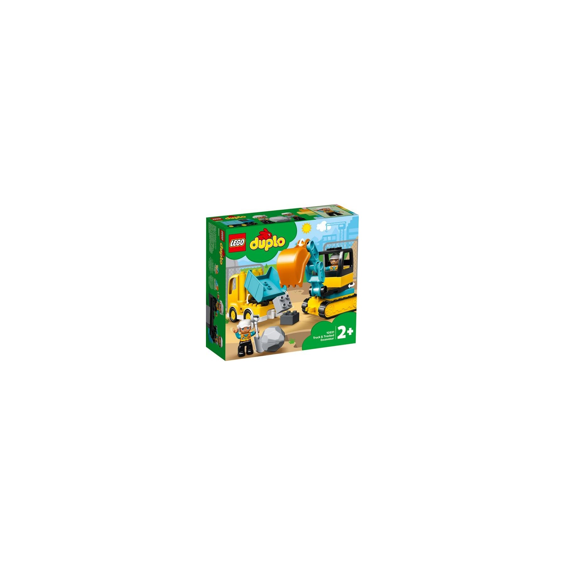 10931 Lego Duplo Town Camion e Scavatrice Cingolata