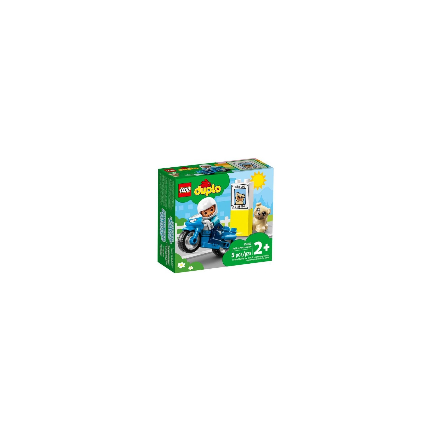 10967 Lego Duplo Motocicletta della Polizia