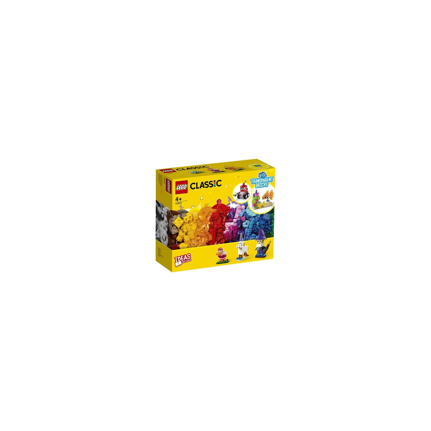 11013 Lego Classic Mattoncini Trasparenti