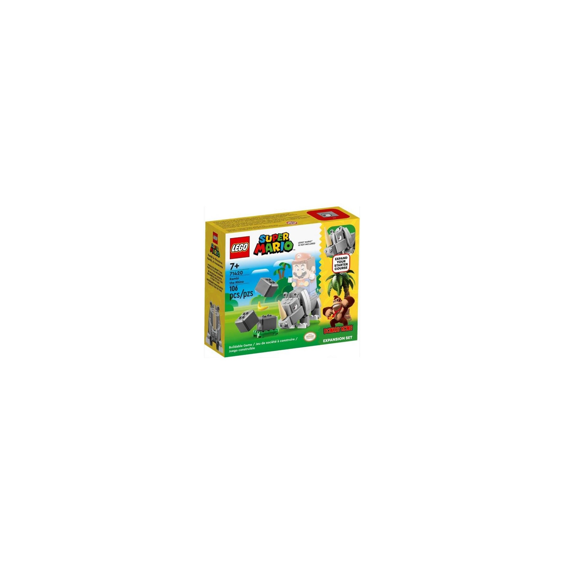 71420 Lego Super Mario Expansion Set Rambi il Rinoceronte