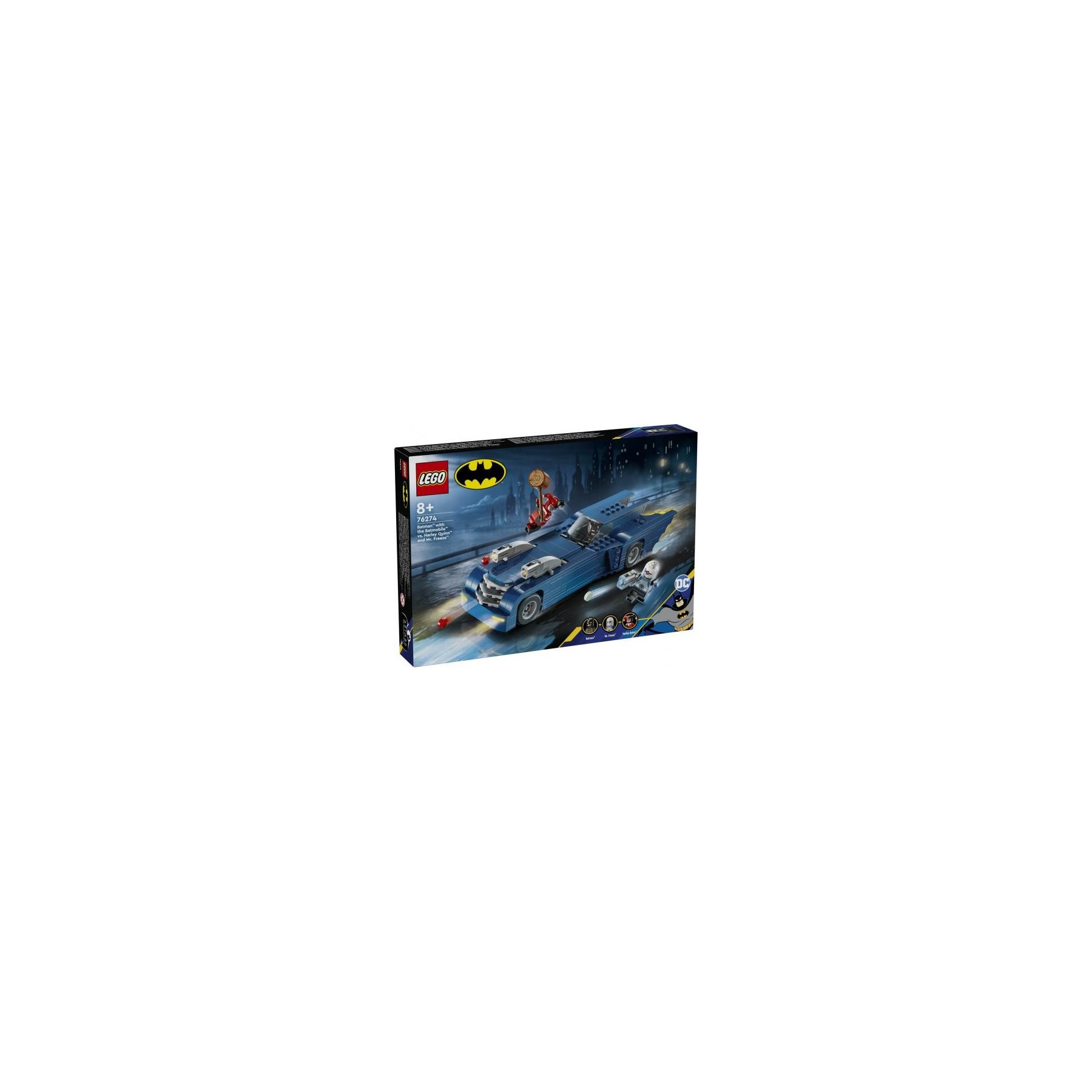 76274 Lego DC Comics Batman Batmobile vs H.Quinn e Mr.Freeze