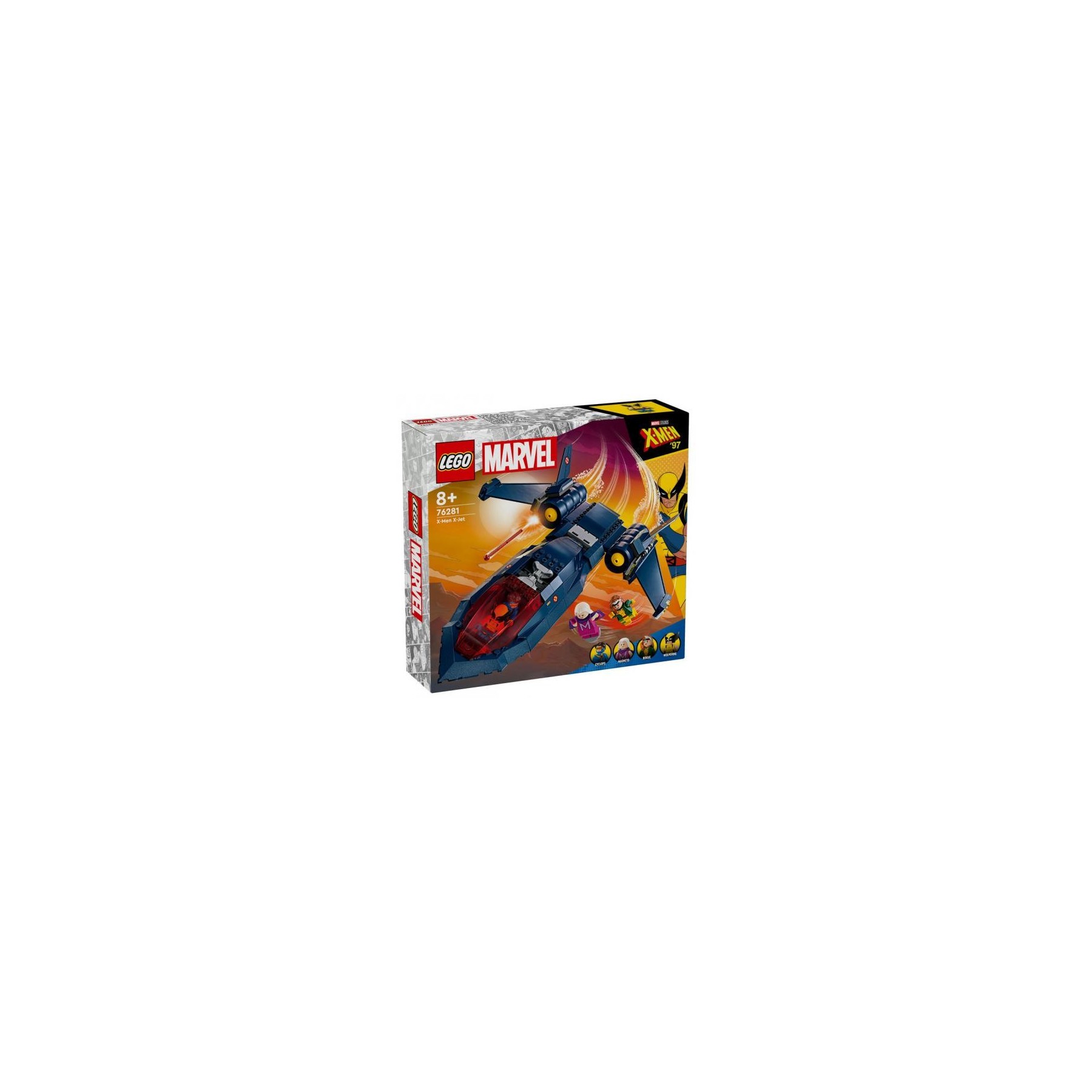 76281 Lego Marvel X-Men 97' X-Jet di X-Men