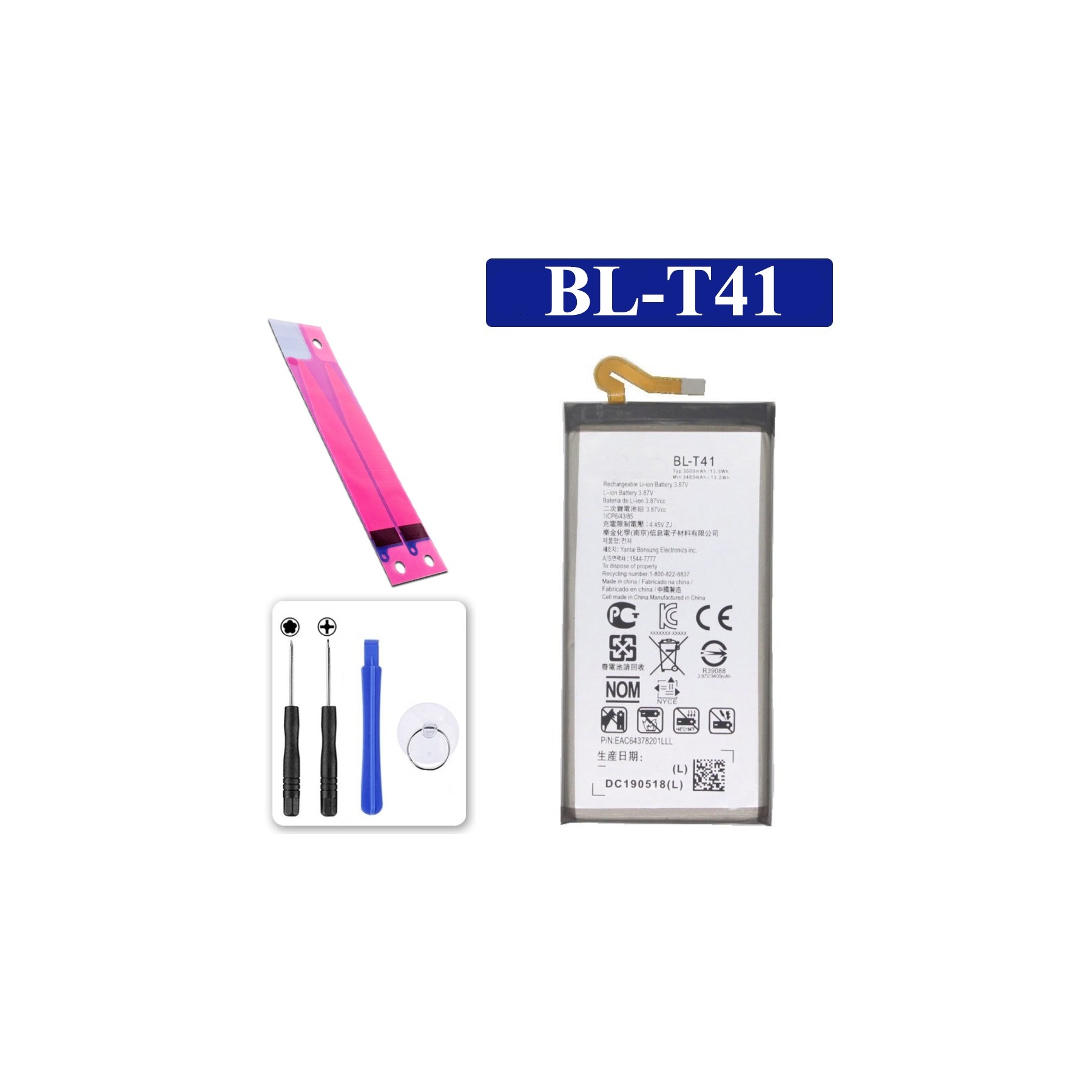 Bateria Para Lg G8 Thinq, Mpn Original: Bl-T41