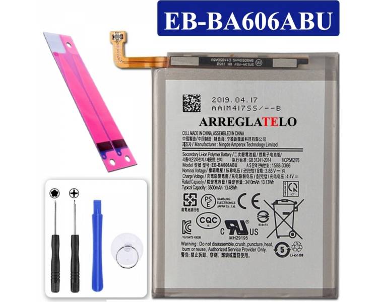 Bateria Para Samsung Galaxy A60 2019 A606, Mpn Original: Eb-Ba606Abu