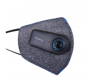 Mascarilla Electrica Electronica Inteligente Con Ventilador Lateral