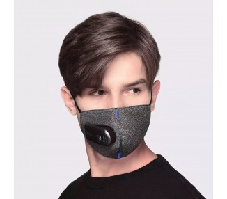 Mascarilla Electrica Electronica Inteligente Con Ventilador Lateral