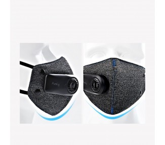 Mascarilla Electrica Electronica Inteligente Con Ventilador Lateral