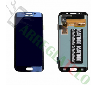 Display For Samsung Galaxy S6 Edge, Color Blue, Original Amoled ARREGLATELO - 2